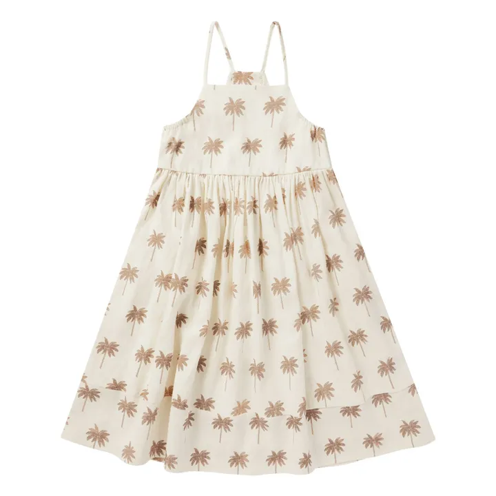 Rylee + Cru Robe Ava Palmiers | Ecru