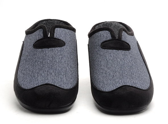 La maison de l espadrille chaussons homme 6722 6 noir