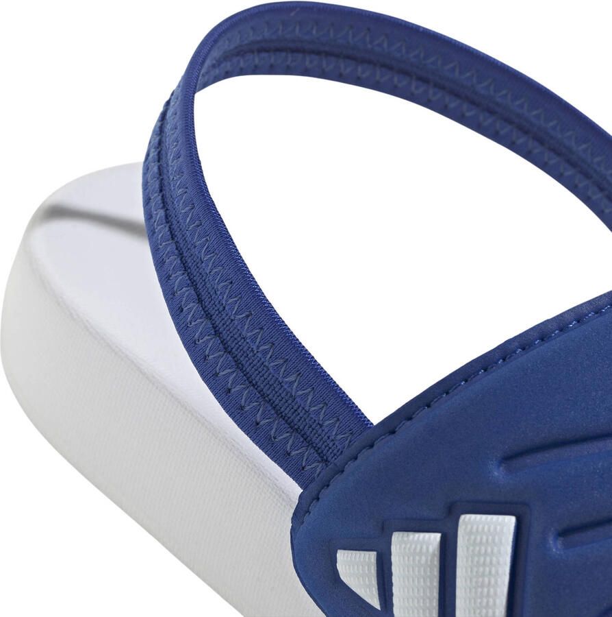 Adidas Sportswear Adilette Estrap 2.0 badslippers met hielbanje blauw