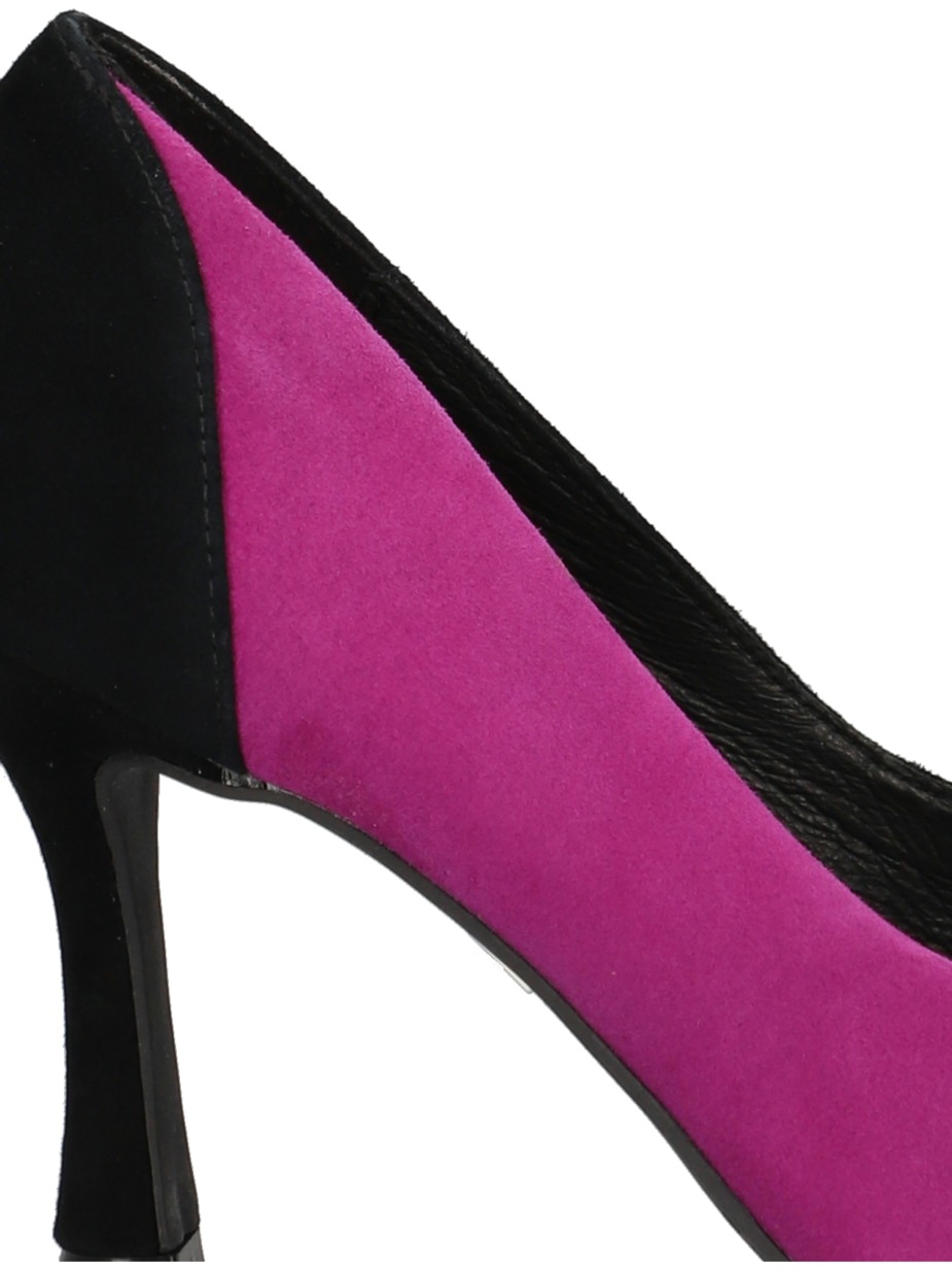Veloursleder Pumps