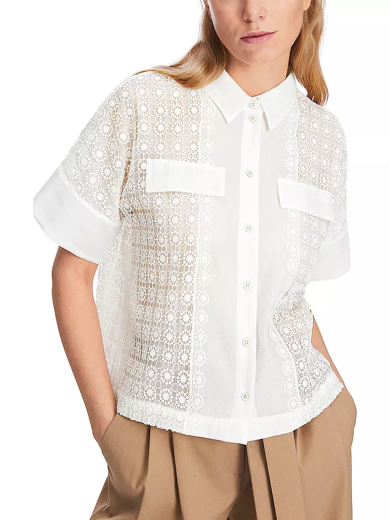 MARC CAIN Bluse weiss