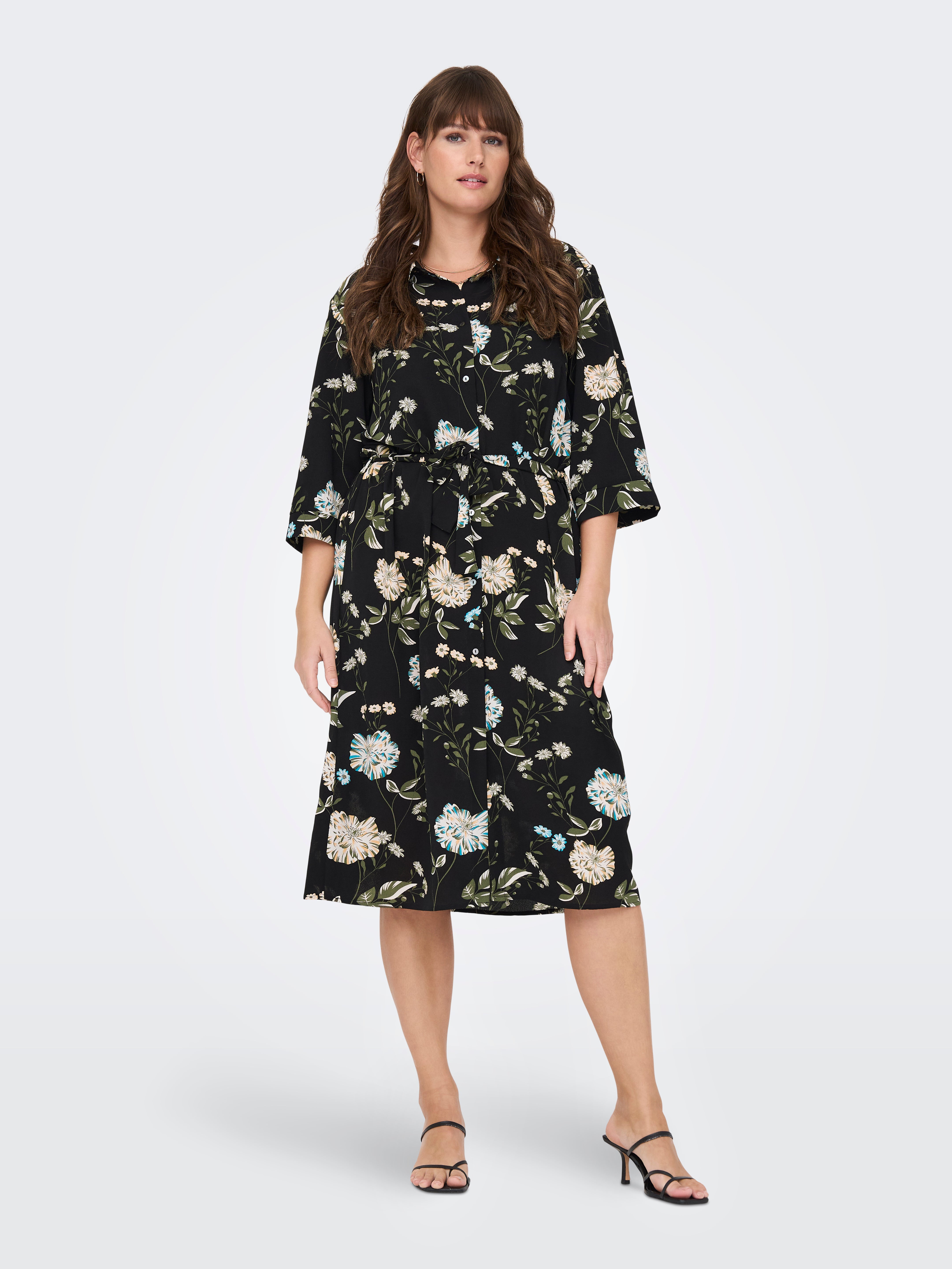 CARLUXMIE Langes Kleid Black