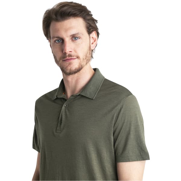 Polo randonnée ICEBREAKER M MERINO 150 TECH LITE III SS POLO LODEN