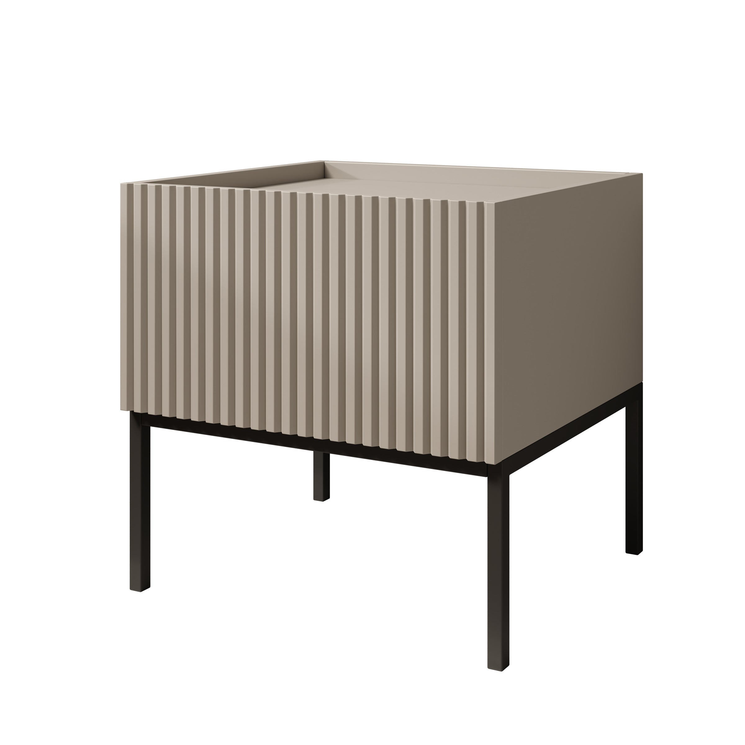 Meubella - Capri - Nachtkastje - Beige