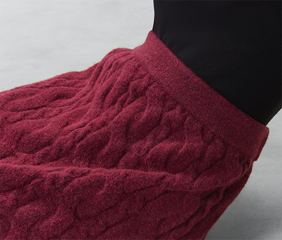 Strickrock, rot
