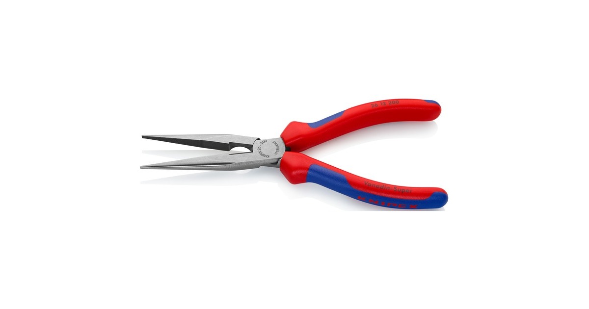 KNIPEXRadiotang 2612200 grijptang  (Rood/blauw)
