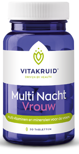 Vitakruid Multi Nacht Vrouw Tabletten 30TB