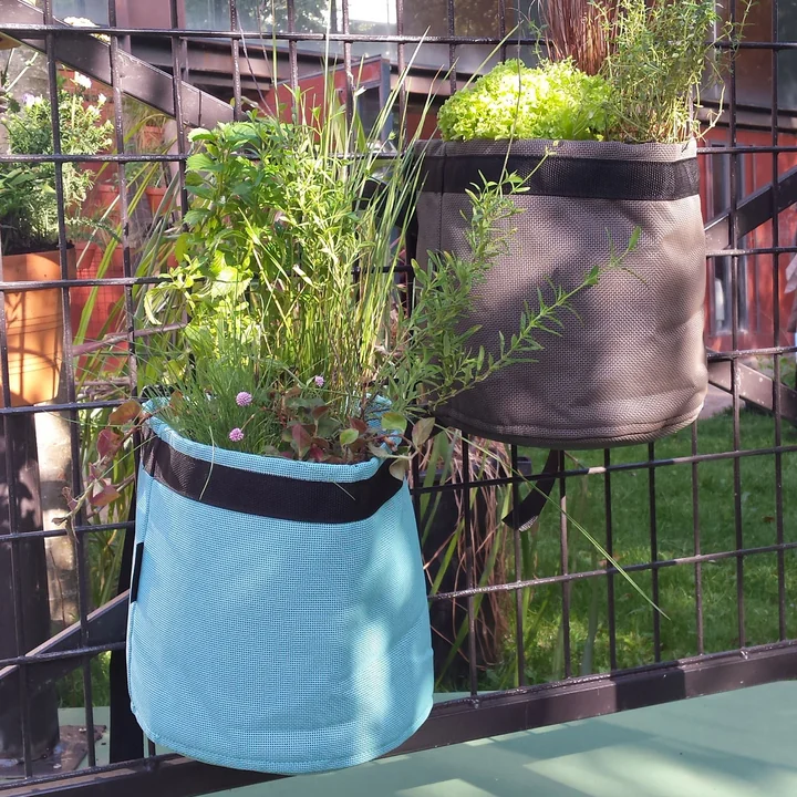 Bacsac - Pot Balkon Pflanztasche Geotextil 10 l, braun