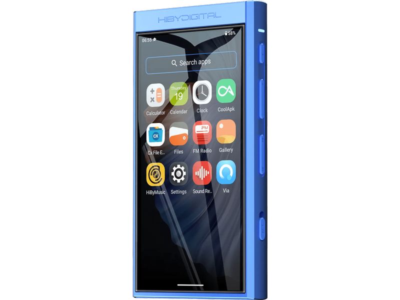 HiBy HiRes-Player M300 Blau Hi-Res tragbarer Android-Musikplayer