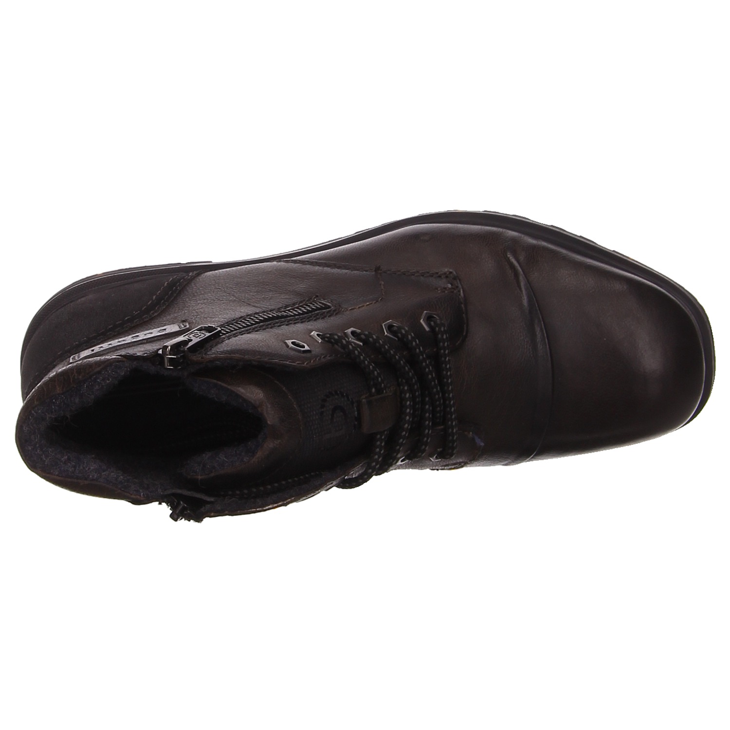 Bugatti Schnürboots d.braun grau