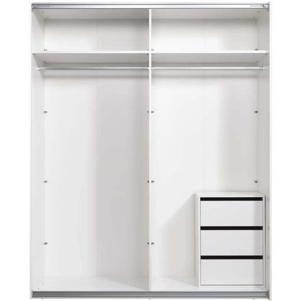 Ladeblok Bergamo - wit - 70,2x51x39,9 cm
