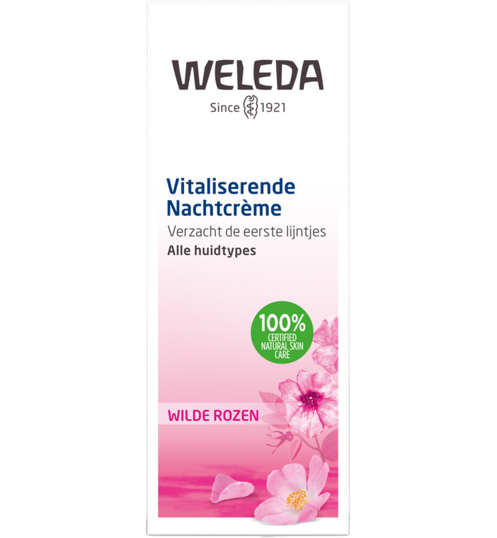 WELEDA Wilde rozen vitaliserende nachtcreme (30 ml)