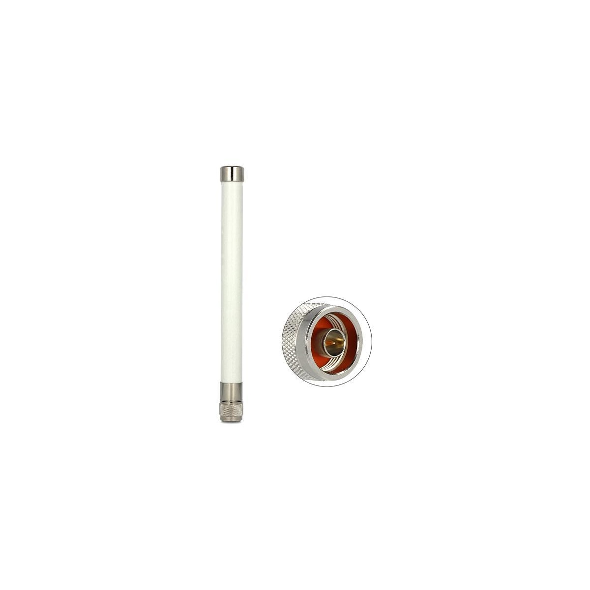 DeLOCK WLAN antenna, N male, 4.5-7.0 dBi, 802.11a/b/g/n/ac, white