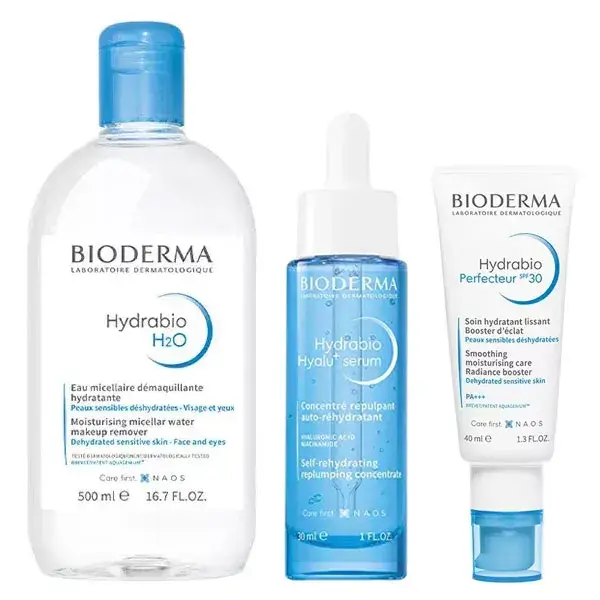 Rotina Bioderma Hydrabio para pele desidratada