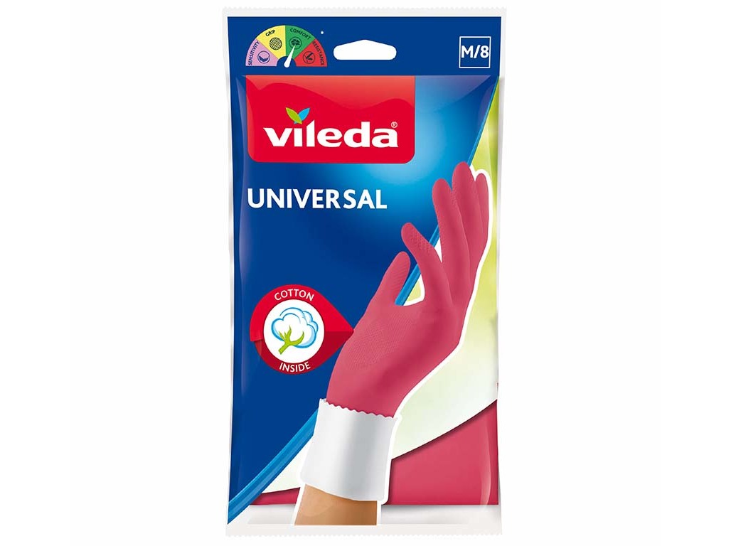 LUVAS VILEDA UNIVERSAIS TAMANHO M