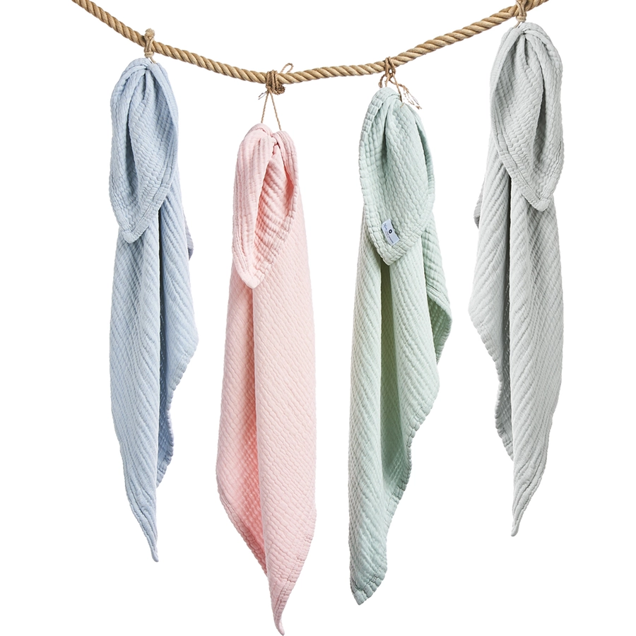 Nordic Coast Company Musselindecke grau 80 x 80 cm