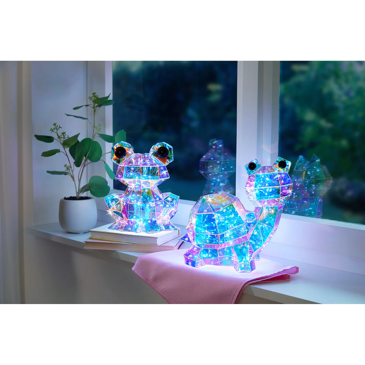 viva domo - LED-Leucht-Frosch „Prisma“