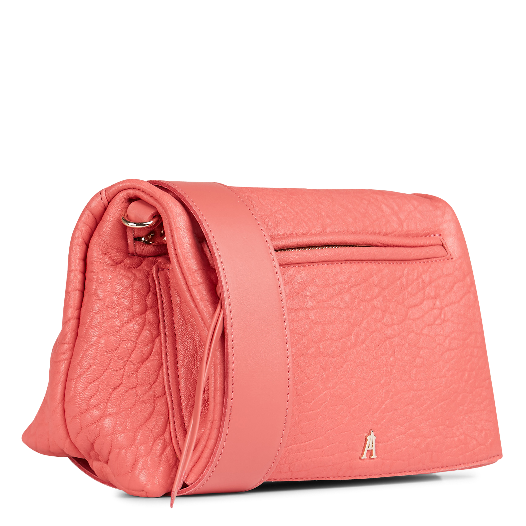 MODULE - Sac besace en cuir mélangé | Rose