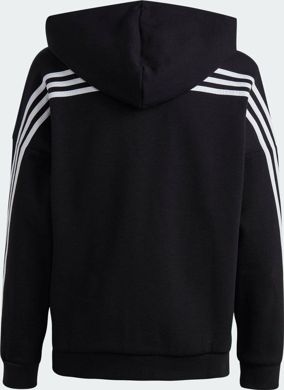 adidas Sportswear Future Icons 3-Stripes Ritsjack met Capuchon - Kinderen - Zwart
