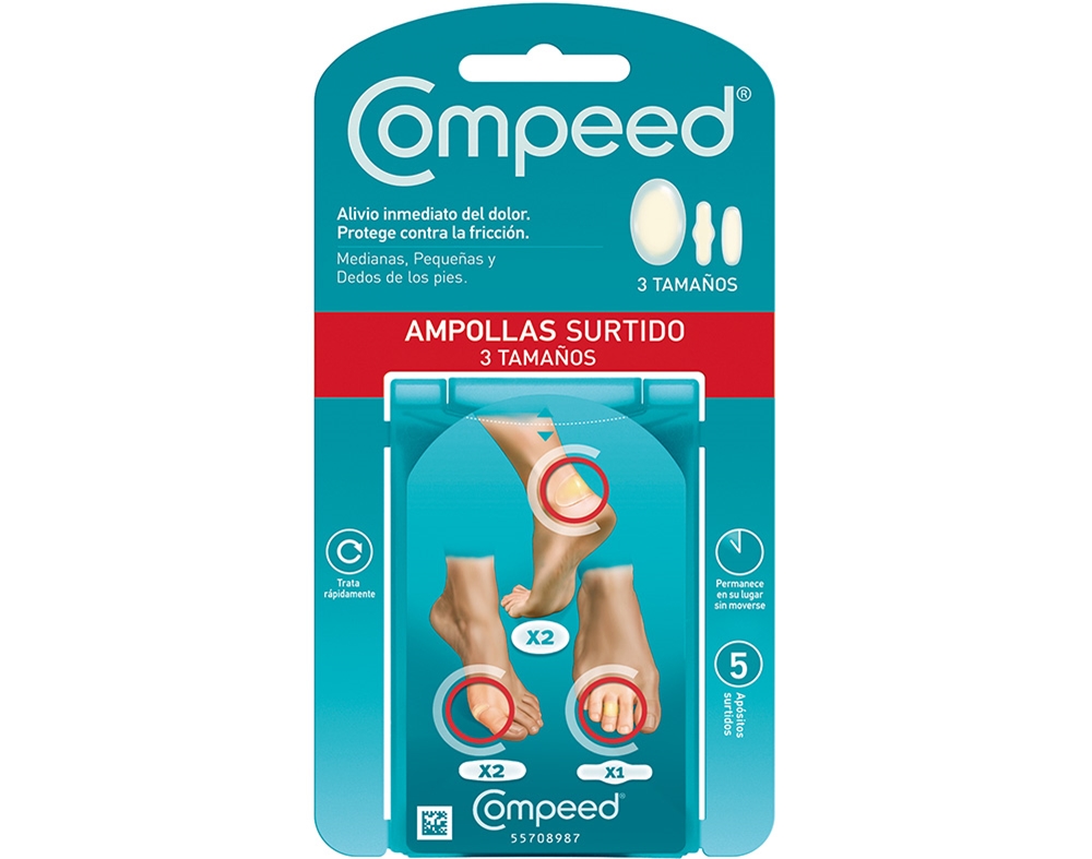 PENSOS COMPEED BOLHAS SORTIDO 5UN