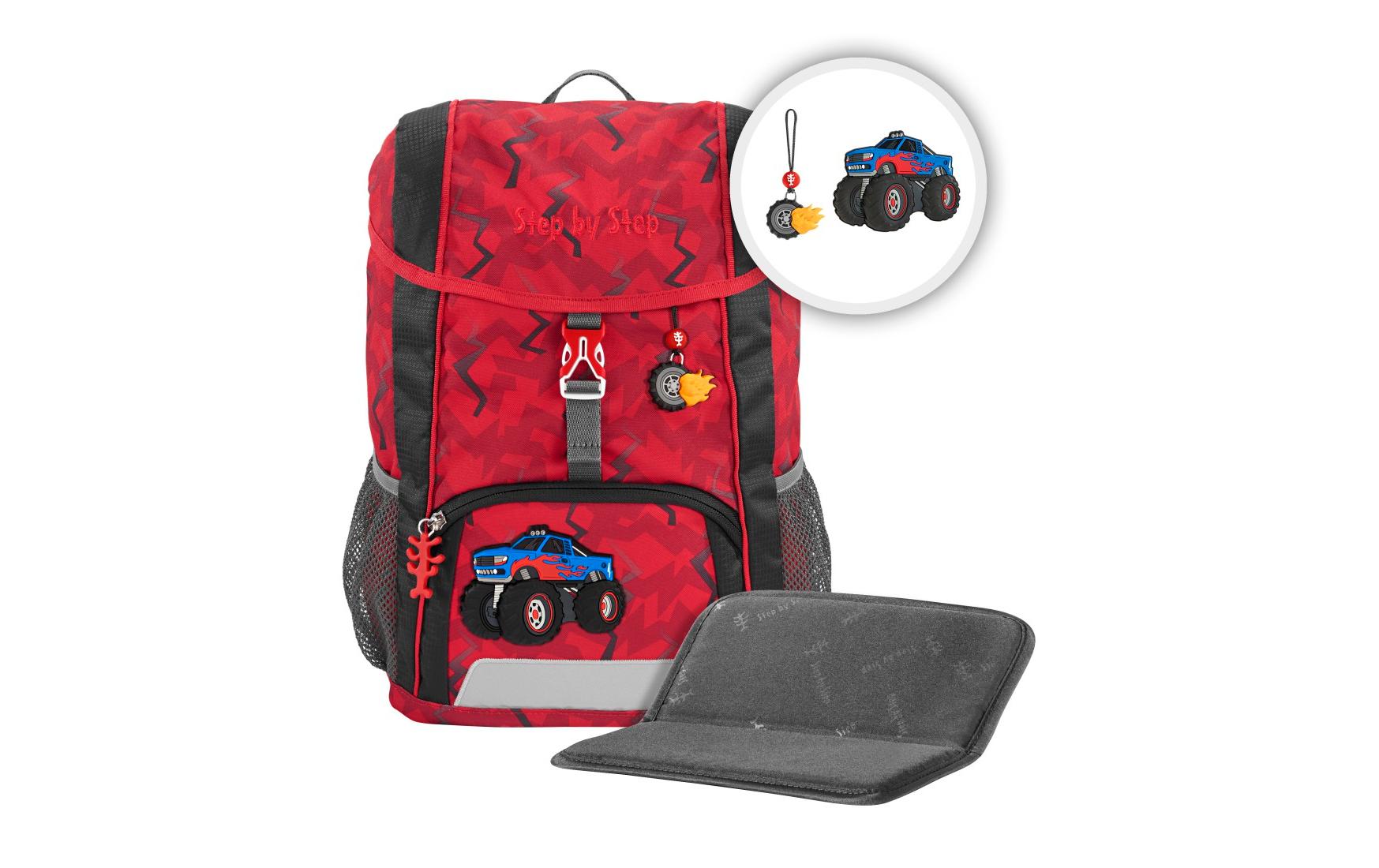 Rucksack Monster Truck Rocky 3-teiligKindergarten-Rucksack KID