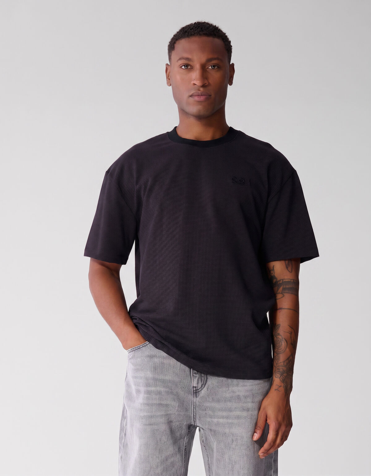 Honeycomb T-shirt Paars
