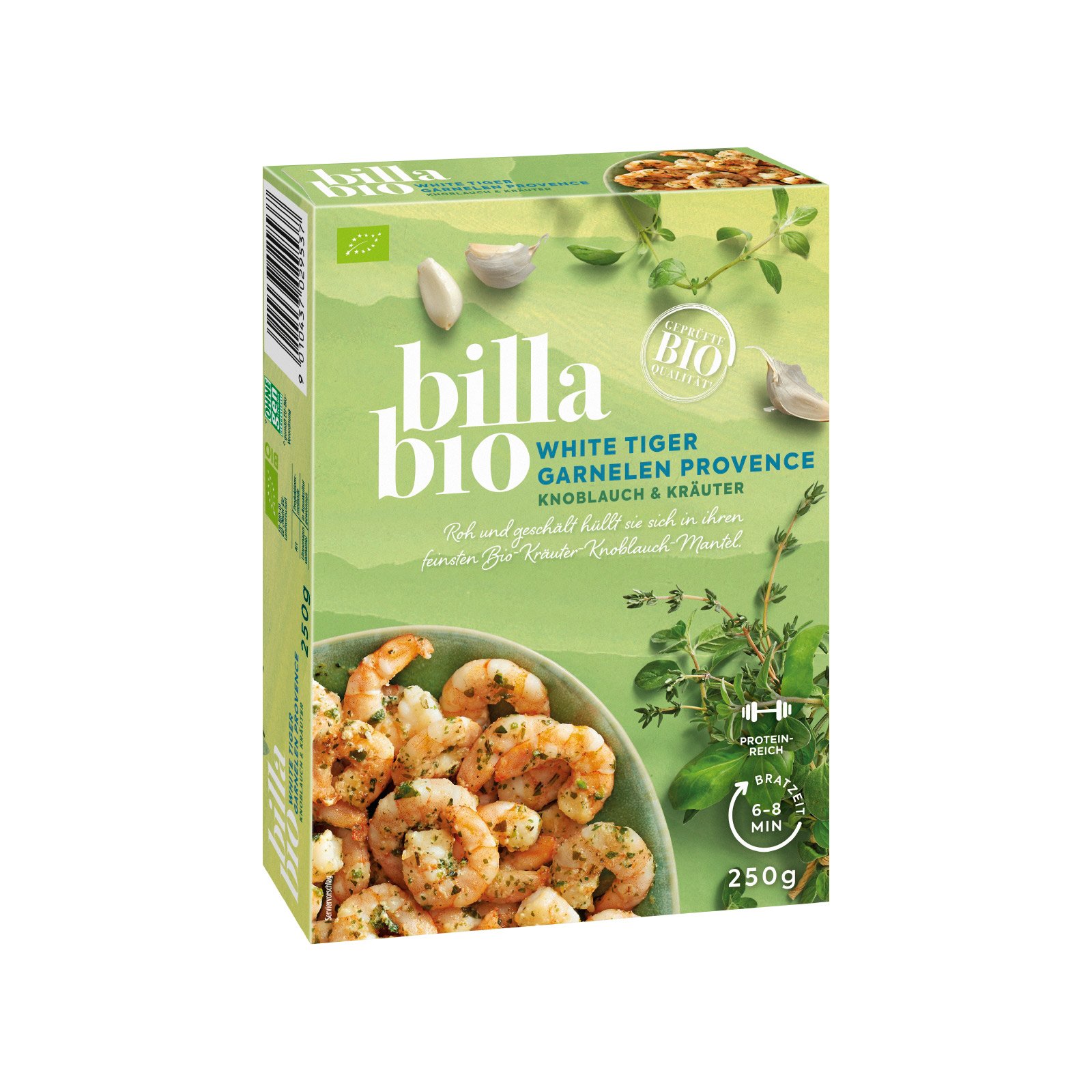 BILLA Bio White Tiger Garnelen Provence