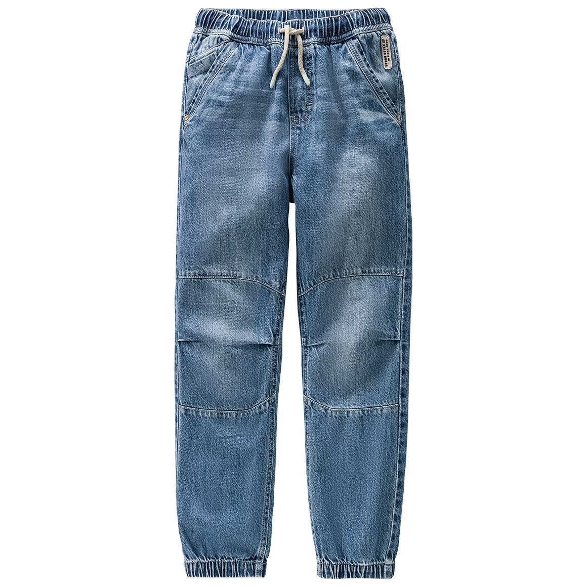 Yigga Jungen Pull-on-Jeans mit Tunnelzug hellblau