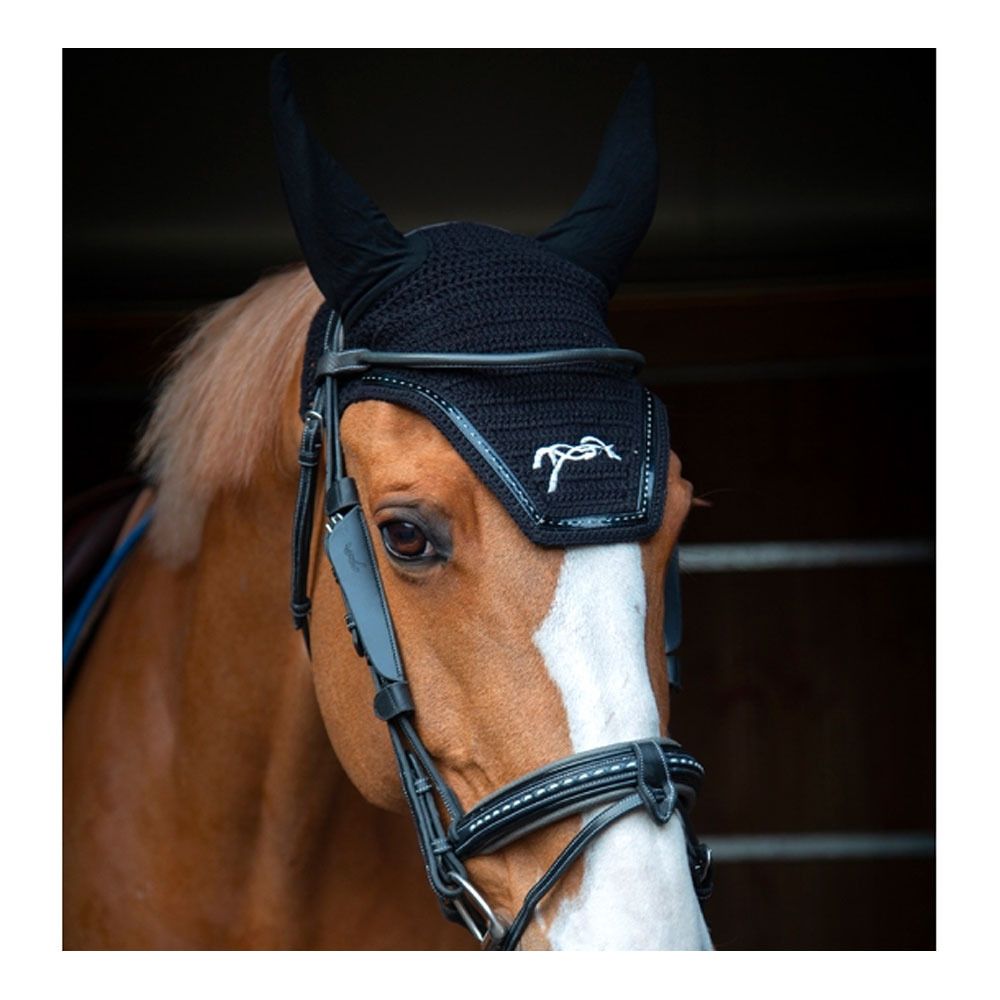 Pénélope FLYCOTTON - Bonnet anti-mouches noir/noir