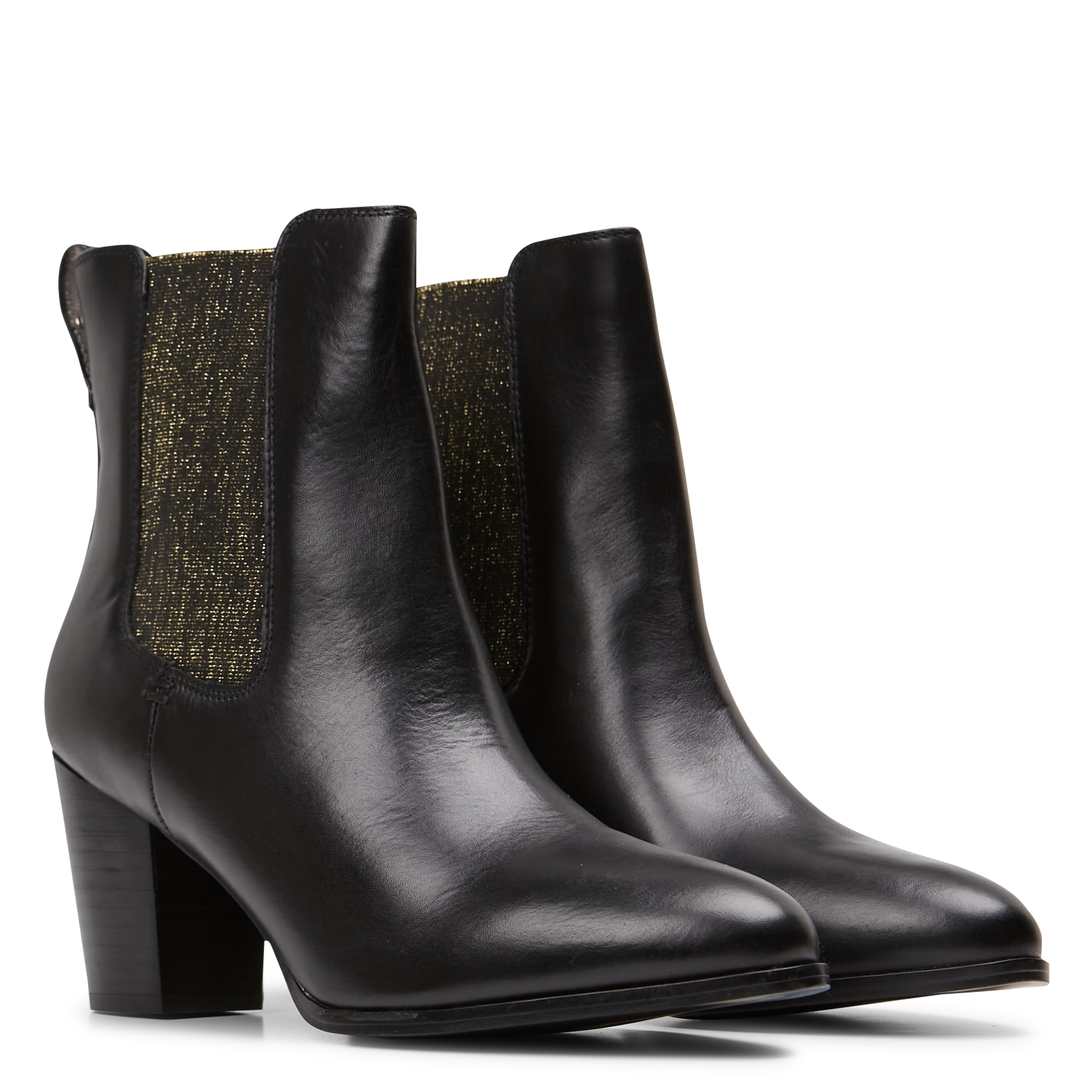 MELUZINE - Bottines en cuir | Noir