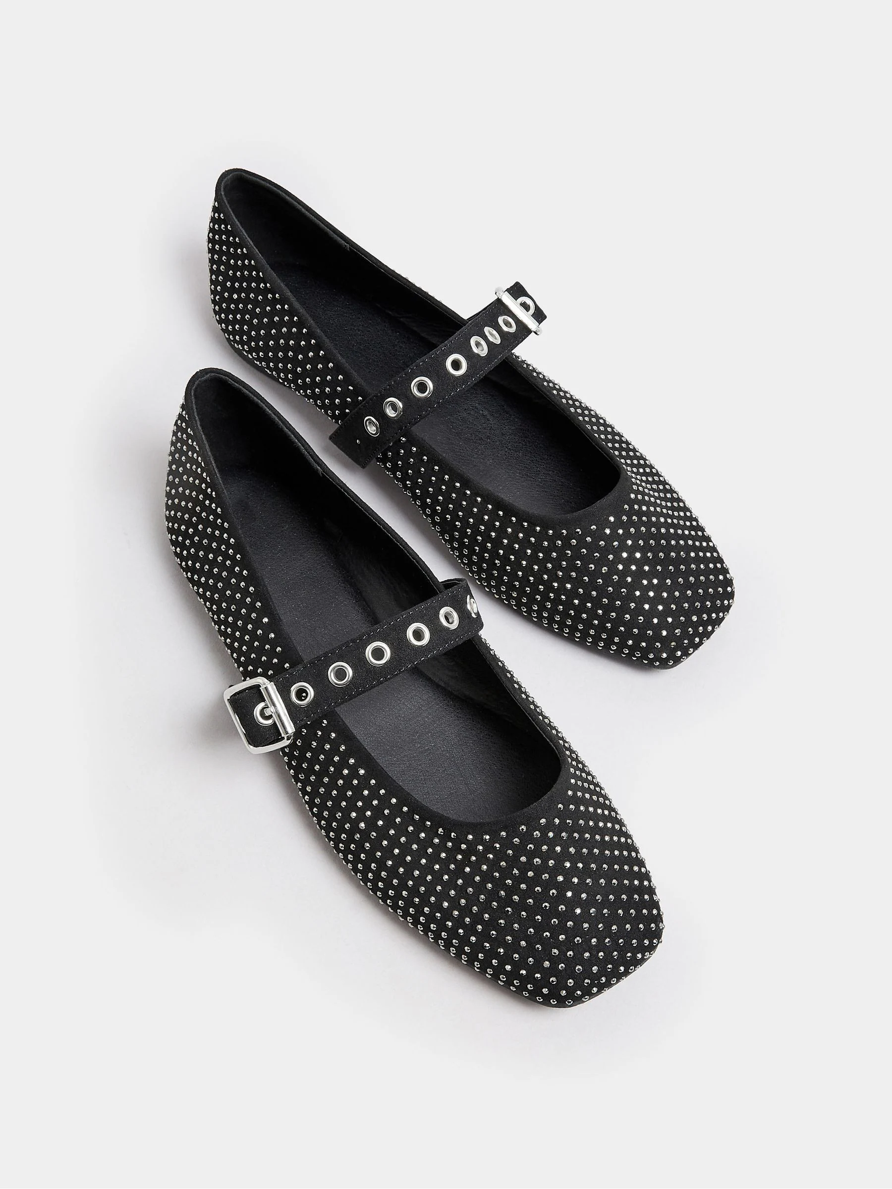 Yours Curve Mary Jane schoenen met extra brede pasvorm en ruitvorm