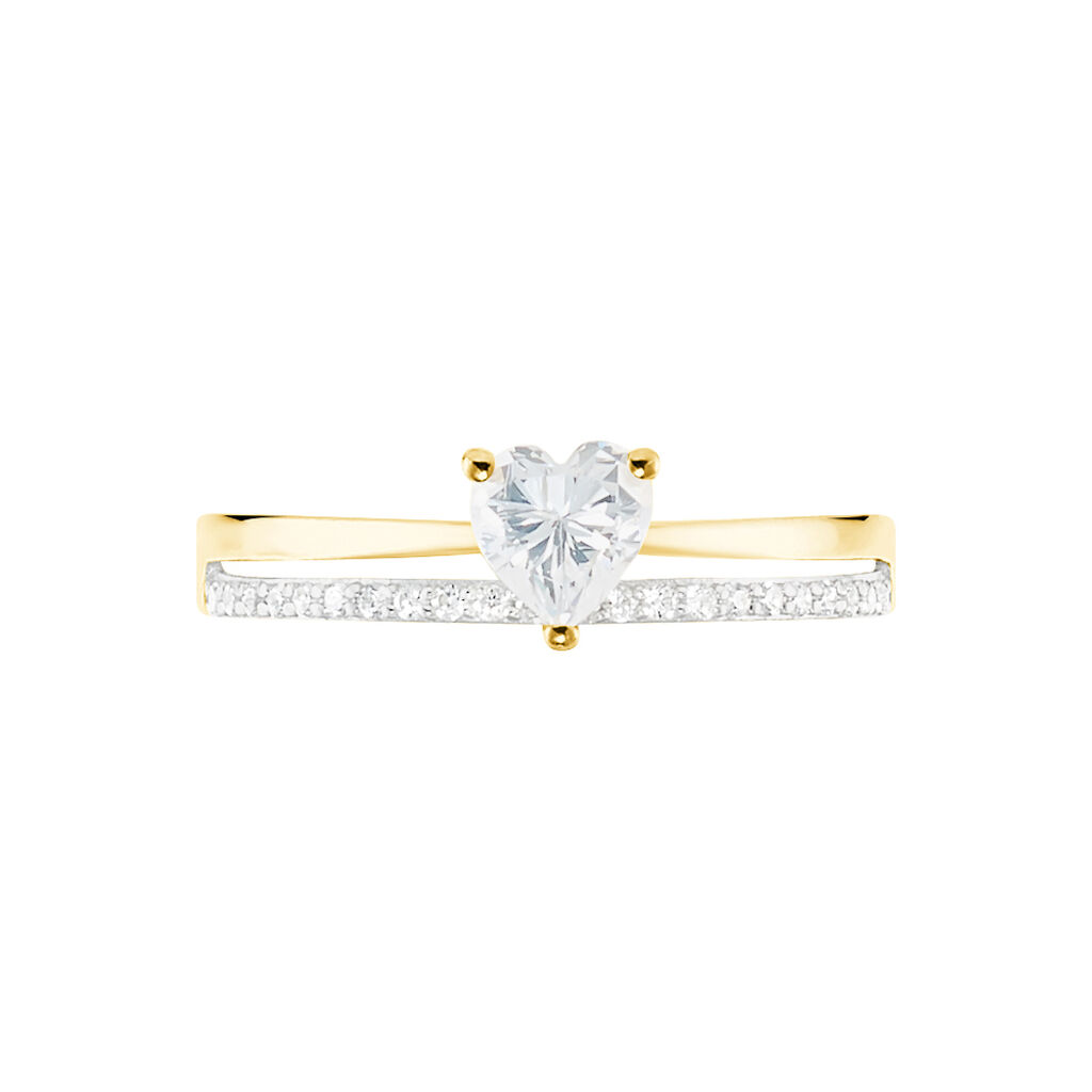 Bague Serafine Or Jaune Oxyde De Zirconium