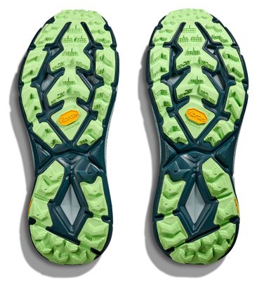 Chaussures Trail Hoka Mafate Speed 4 Bleu/Vert Homme