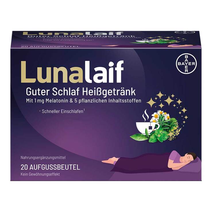 Lunalaif Guter Schlaf Heißgetränk Beutel, 20 St