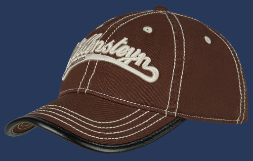 Baseball-Cap Baumwolle, Darkbrown