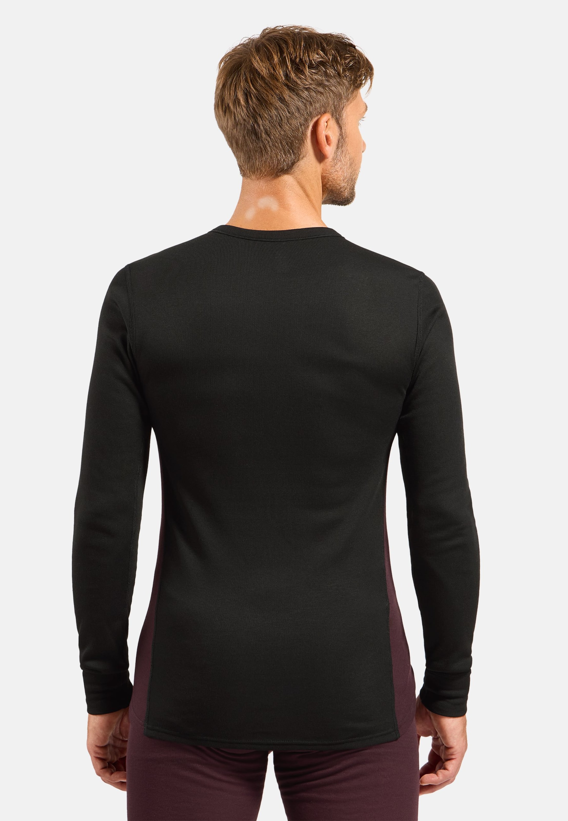 Active Warm Base layer Set in fudge - black