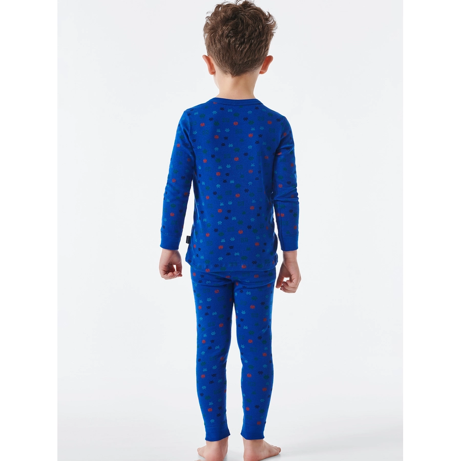 Schiesser Pyjama Wild Animals royal