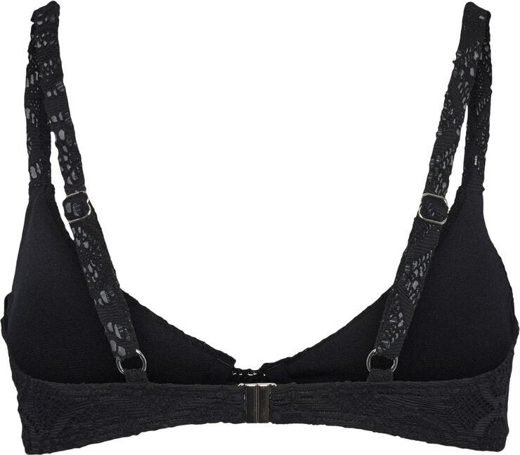 Pieces PCARIANA BIKINI LACE BRA SWW BC Black onyx