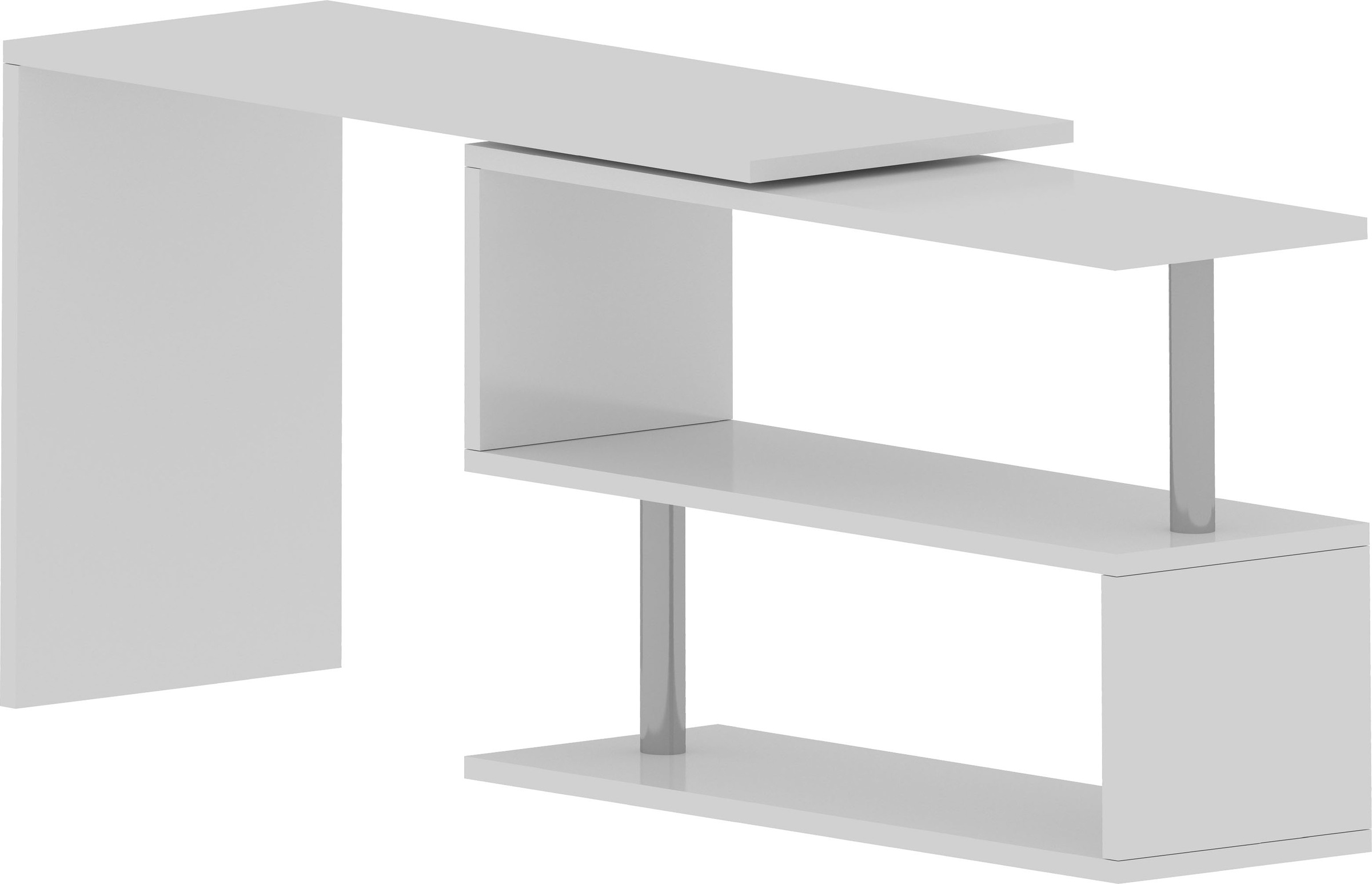 INOSIGN Schreibtisch »Volta, Made in Italy« multifunktional - als Computertisch, Eckschreibtisch oder Sideboard