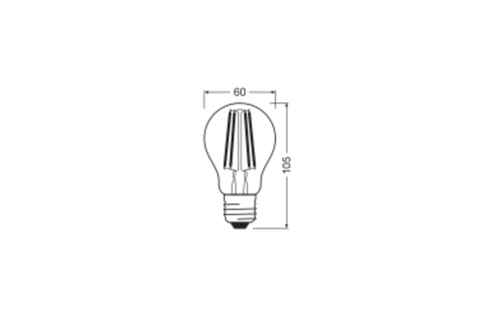 Lampe LED VALUE CLASSIC A WarmweissLED-Lampen, klassische Kolbenform