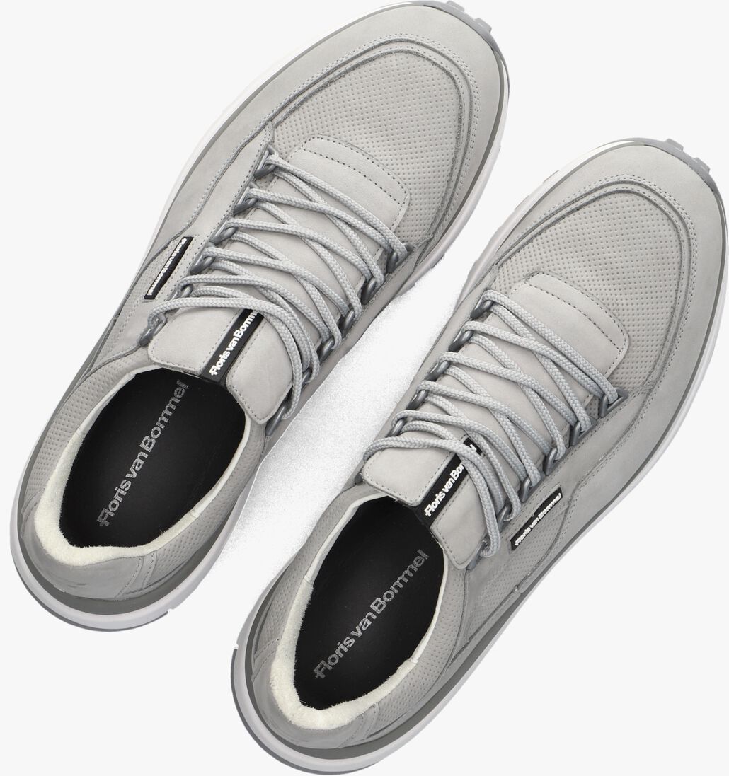 grijze floris van bommel lage sneakers sfm-10248 de gripper