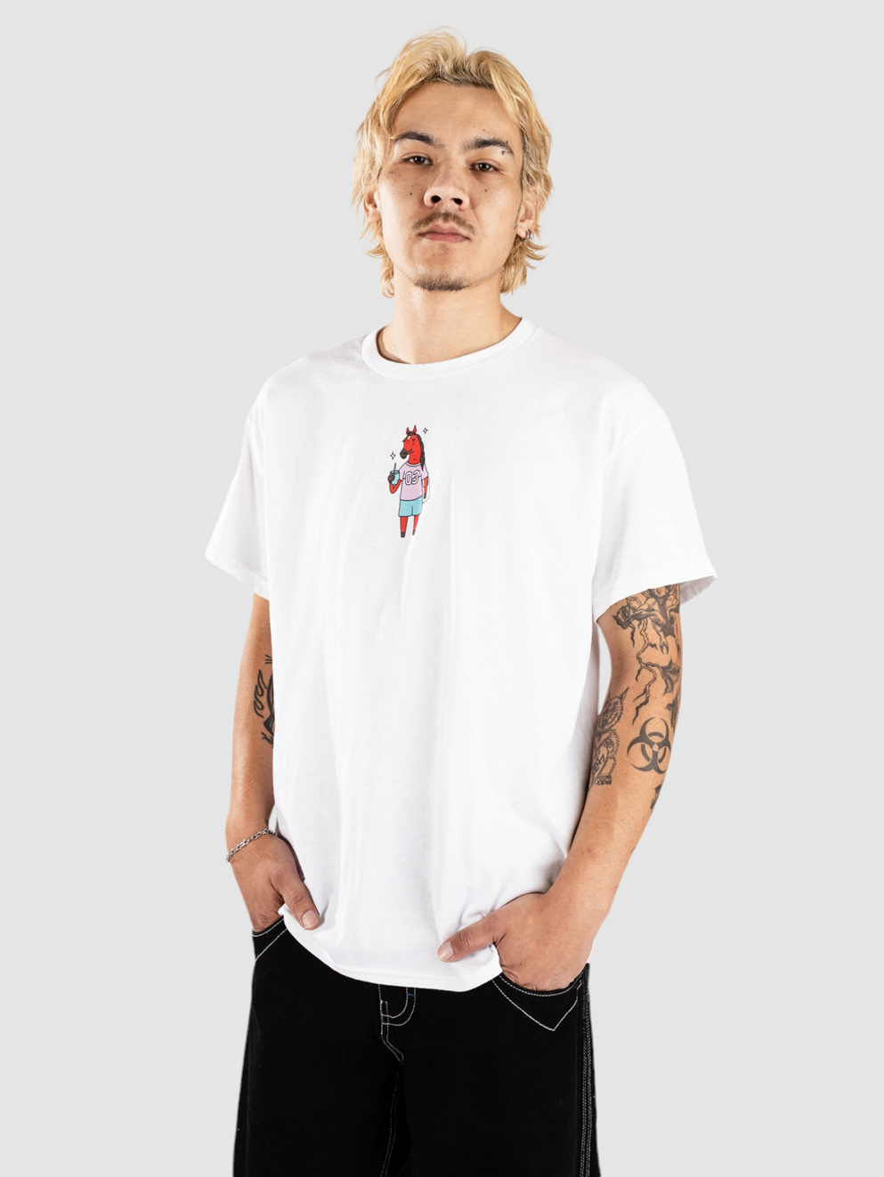 A.LAB Cancer T-Shirt white