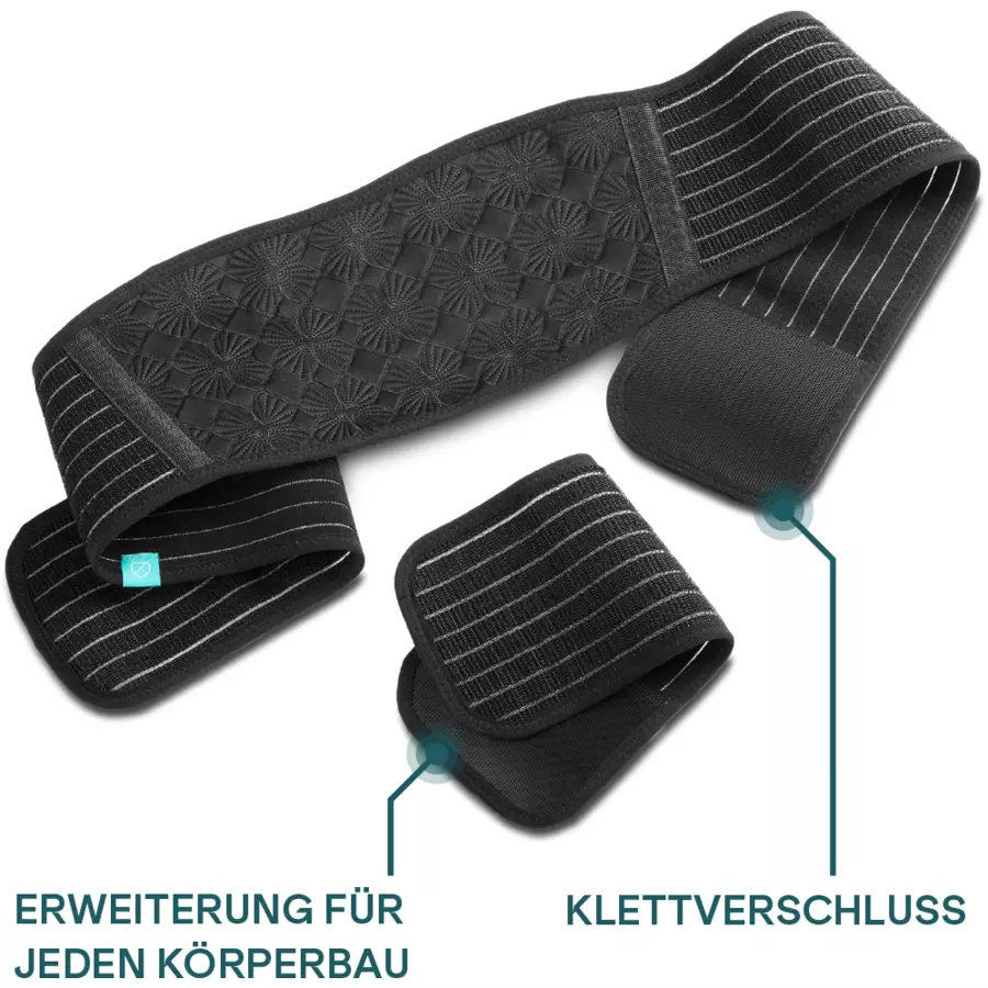 KOALA BABYCARE®Bauchband - schwarz