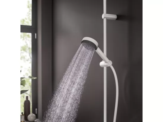 HANSGROHE Douchette à main 105 3jet Relaxation EcoSmart 9l/min blanc mat Pulsify Select