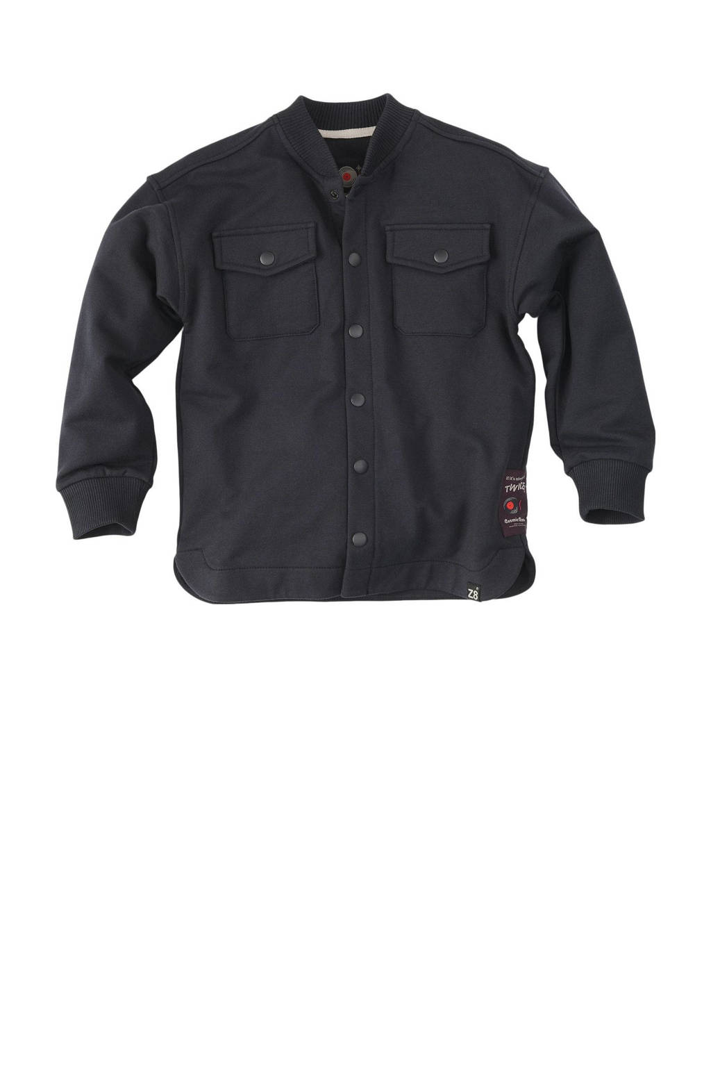 Z8 sweatvest Corey donkerblauw