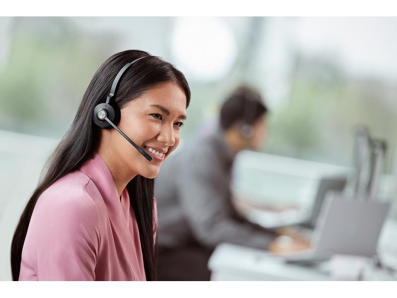Jabra Headset Engage 55 MS Duo USB-C Professionell klingende Anrufe. Ganz gleich, wo Sie arbeiten