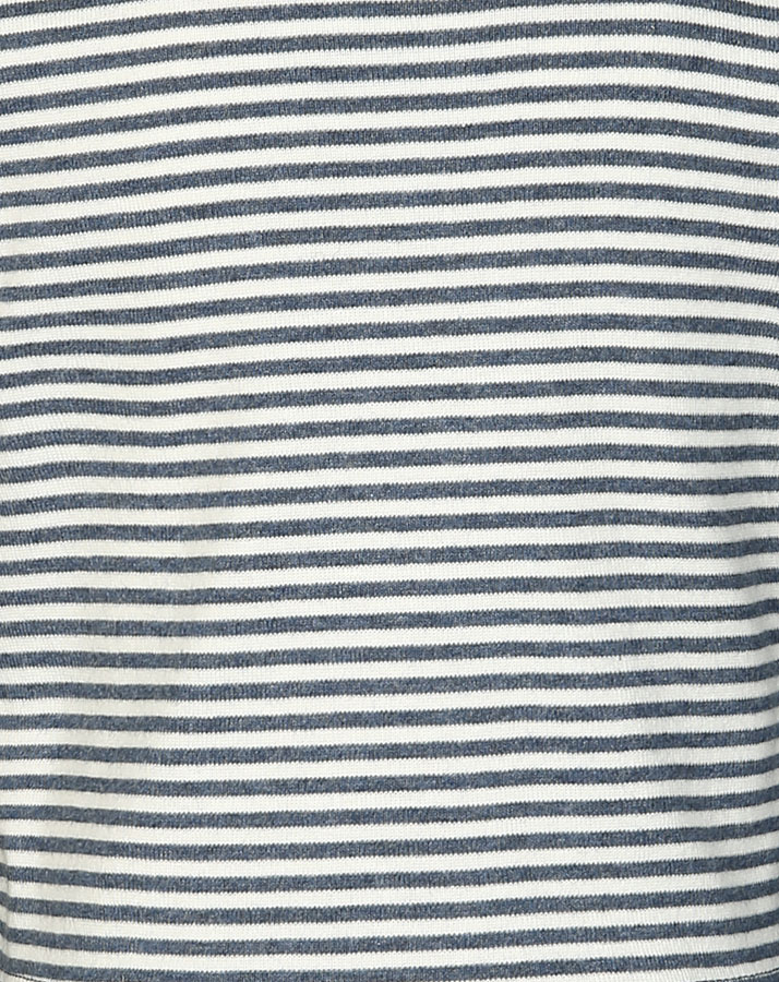 T-Shirt DAMLA gestreift in indigo melange
