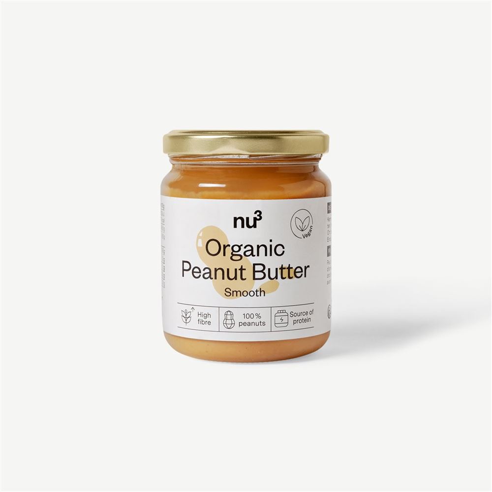 Nu3 Peanutbutter<br>250 g, organic Smooth