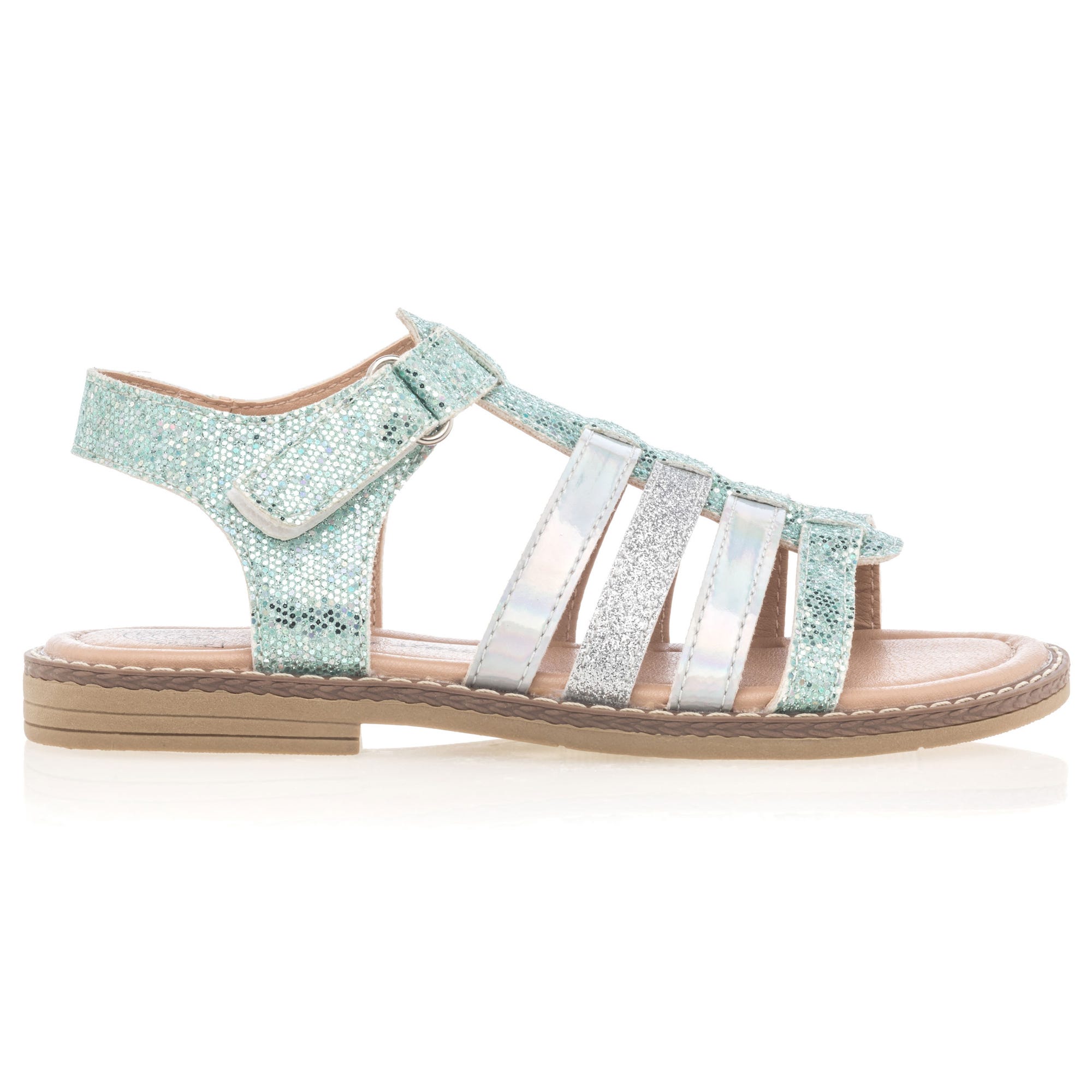 Nu-pieds Fille vert
