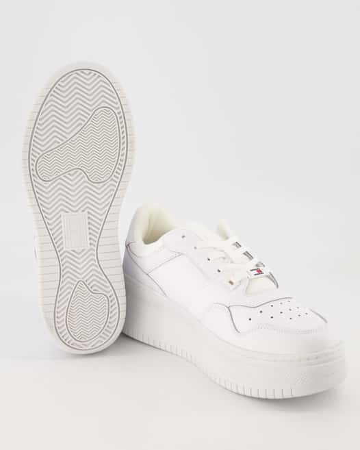 Tommy Hilfiger Jeans TJW Retro Basket Flatform Sneaker in Weiß